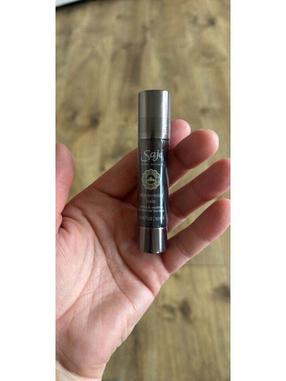 Saje peppermint halo roller